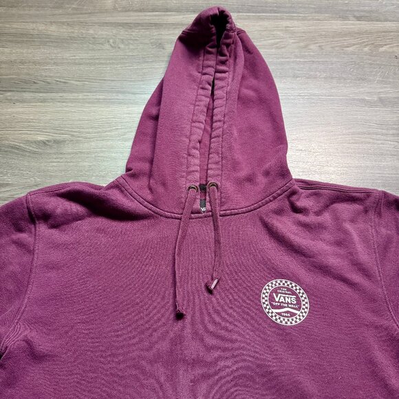 Vans Men's Off The Wall Hoodie - Purple - Picture 4 of 9